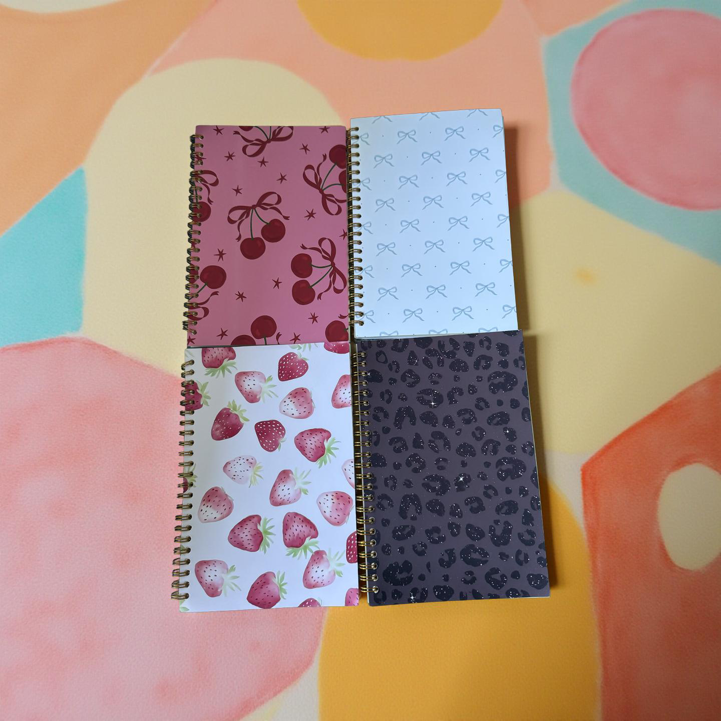 A selection of A5 notebooks.