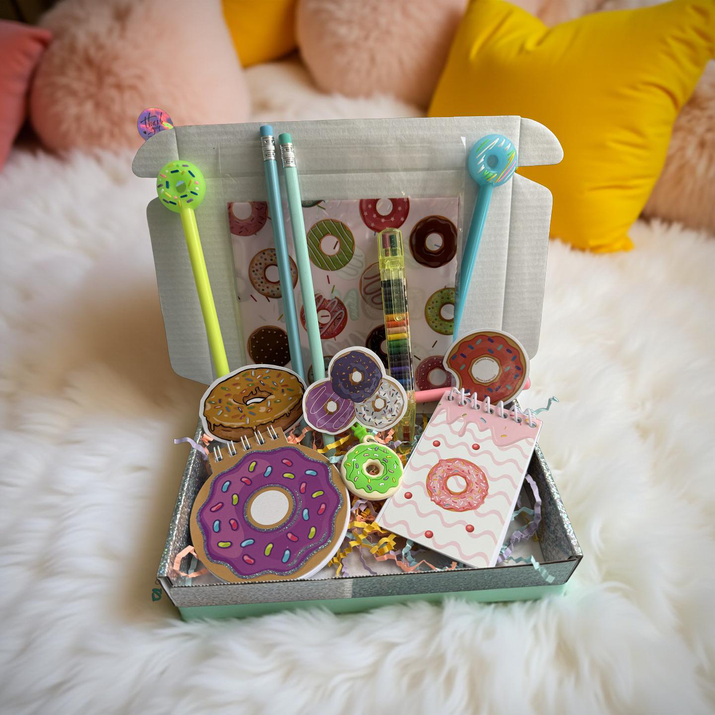 Donut stationery box